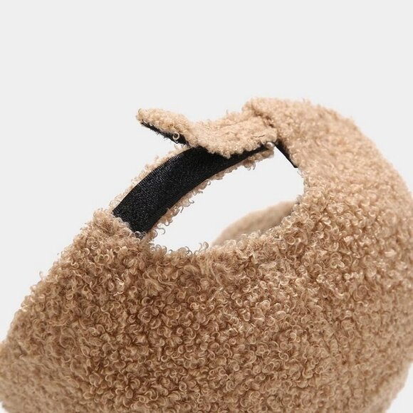 Women\'s A Coffee Winter Warm Classic Wool Adjustable Baseball Style Hat Cap main image 5
